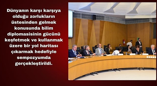 TÜBA&AASSA Sürdürülebilir Kalkınma için Bilim Diplomasisi Uluslararası Sempozyumu