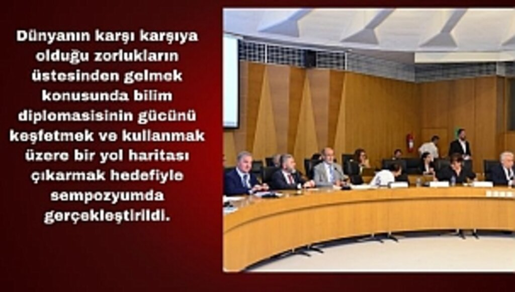 TÜBA&AASSA Sürdürülebilir Kalkınma için Bilim Diplomasisi Uluslararası Sempozyumu