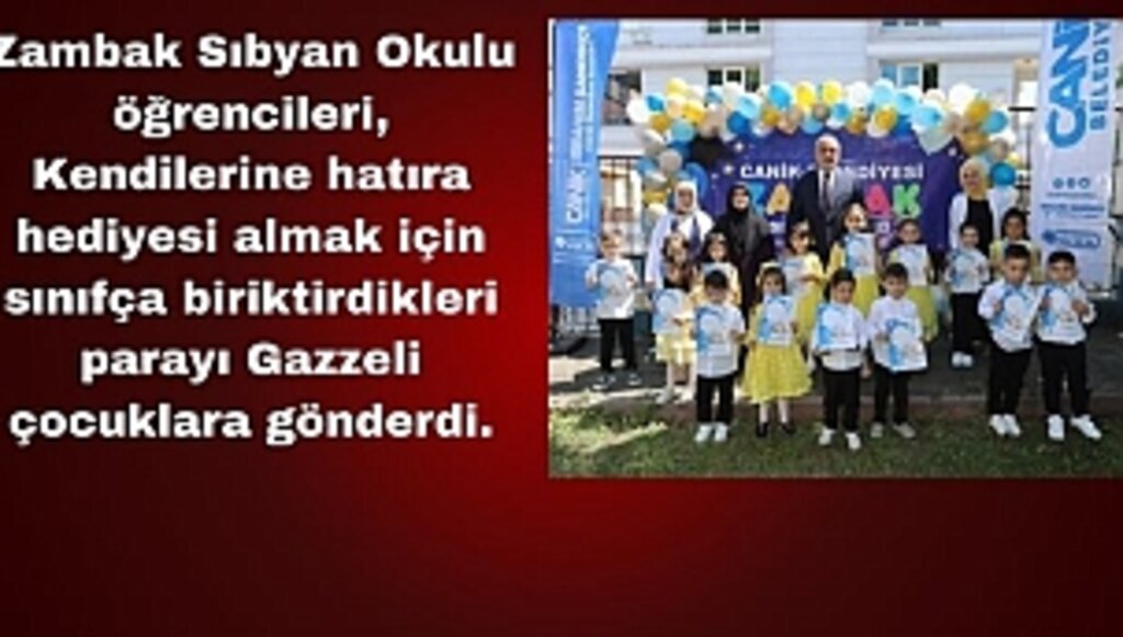 Canik'ten Gazze'ye Uzanan Gönül Bağı