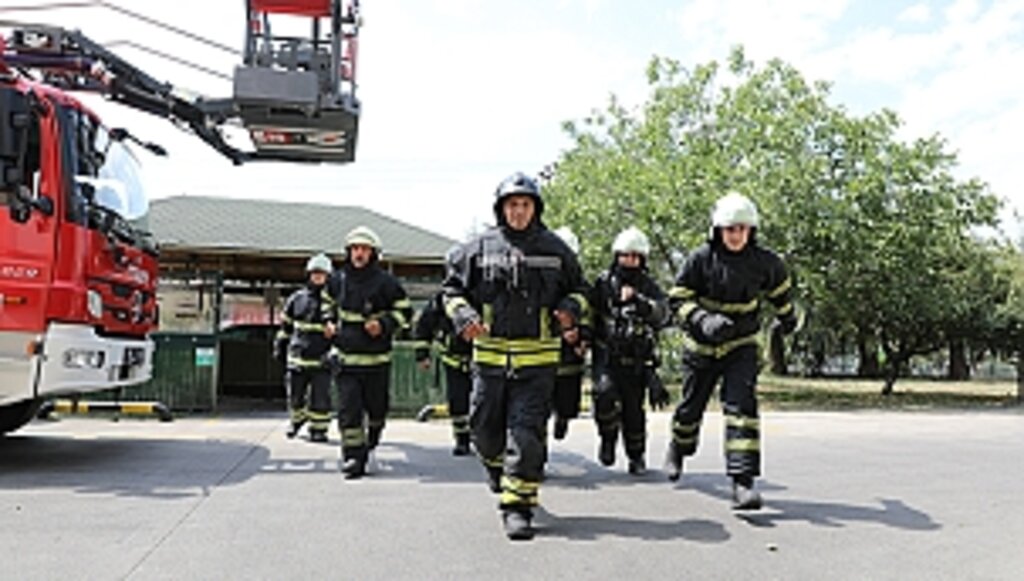 Samsun İtfaiyesi'nden Nefes Kesen Tatbikat