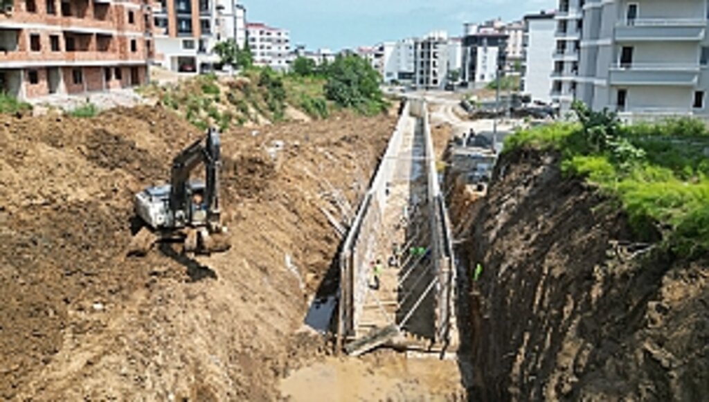 Sazak Deresi Islah Ediliyor