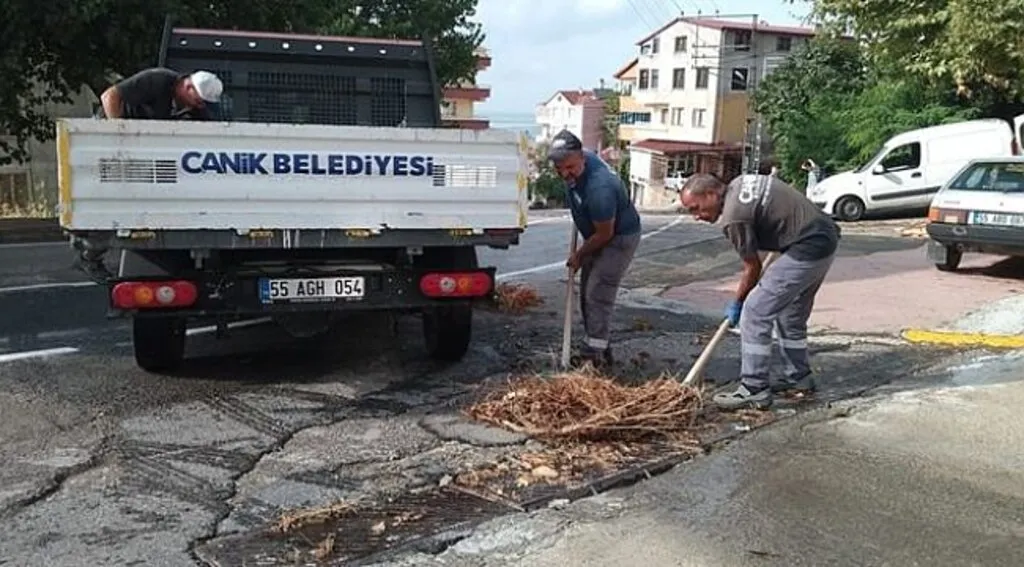 Canik’te Sağanak Yağışlara Karşı Önlem