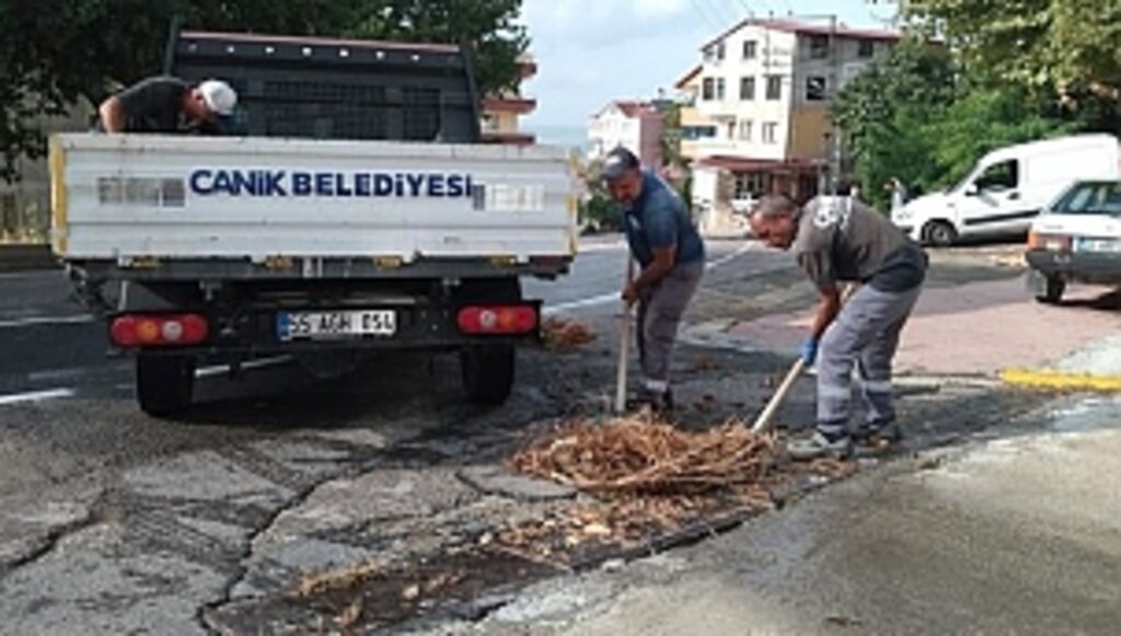 Canik'te Sağanak Yağışlara Karşı Önlem