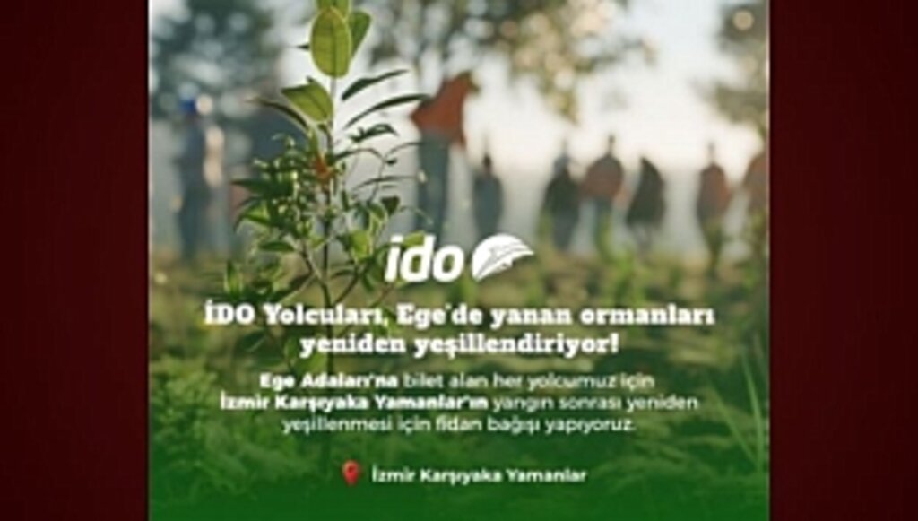 İDO ile OGM Yanan Ormanları Yeşertecek