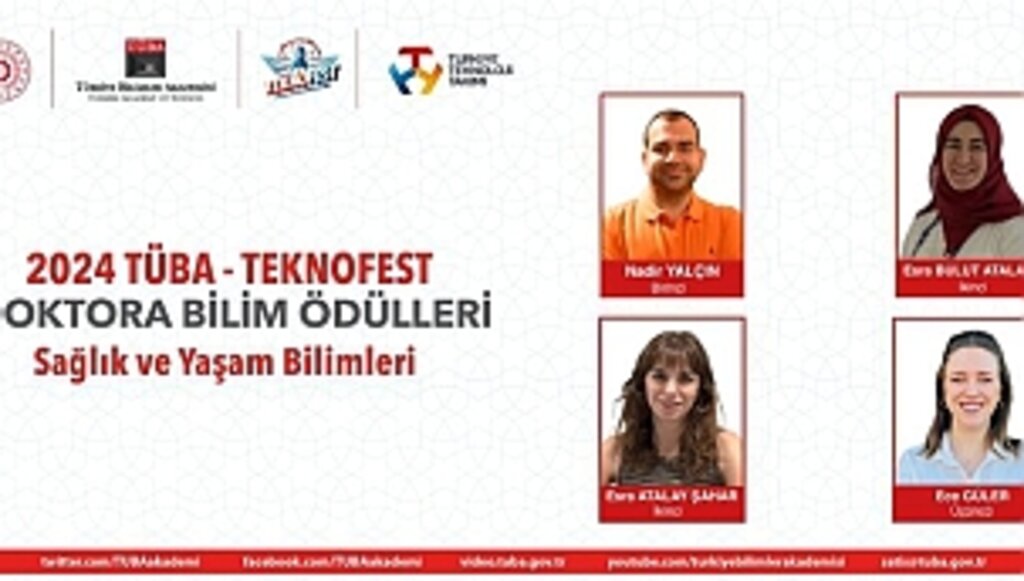 TÜBA- TEKNOFEST 2024 Doktora Bilim Ödülleri Açıklandı