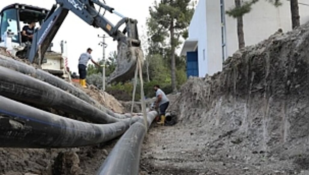 Alaçam'daki İçme Suyu Deposu Da Devreye Alındı