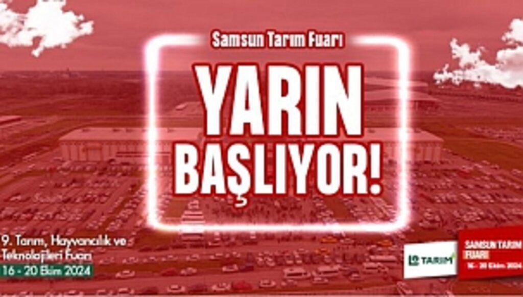 Samsun Tarım Fuarı Yarın Başlıyor!