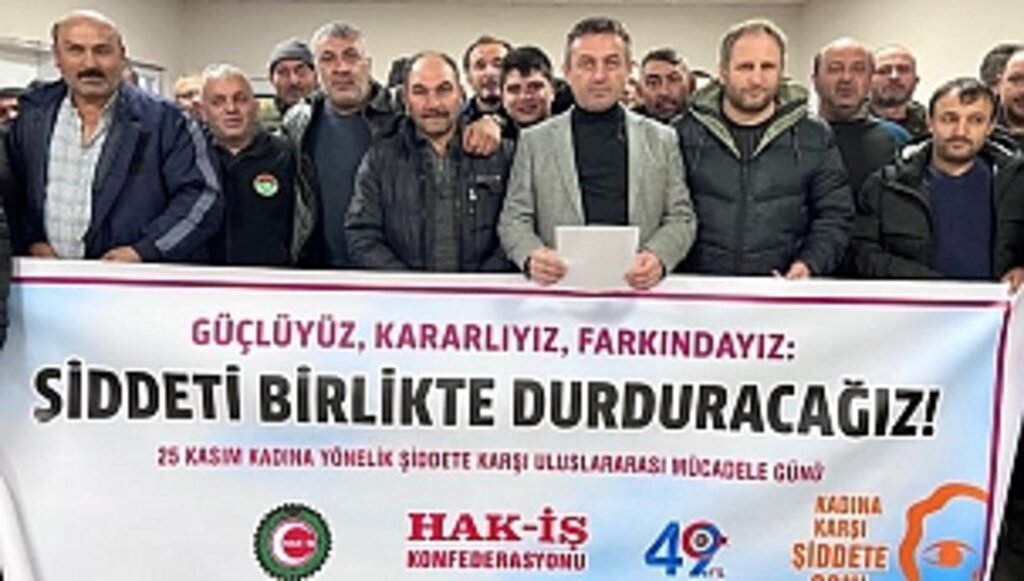 Hak-İş'ten 25 Kasım Kadına Yönelik Şiddete Kaşı Uluslararası Mücadele Günü Deklarasyonu