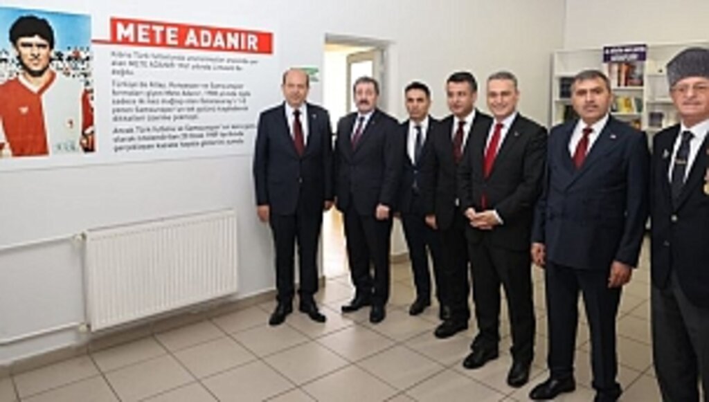 KKTC Cumhurbaşkanı Tatar'dan, Mete Adanır Spor Salonu'na Anlamlı Ziyaret