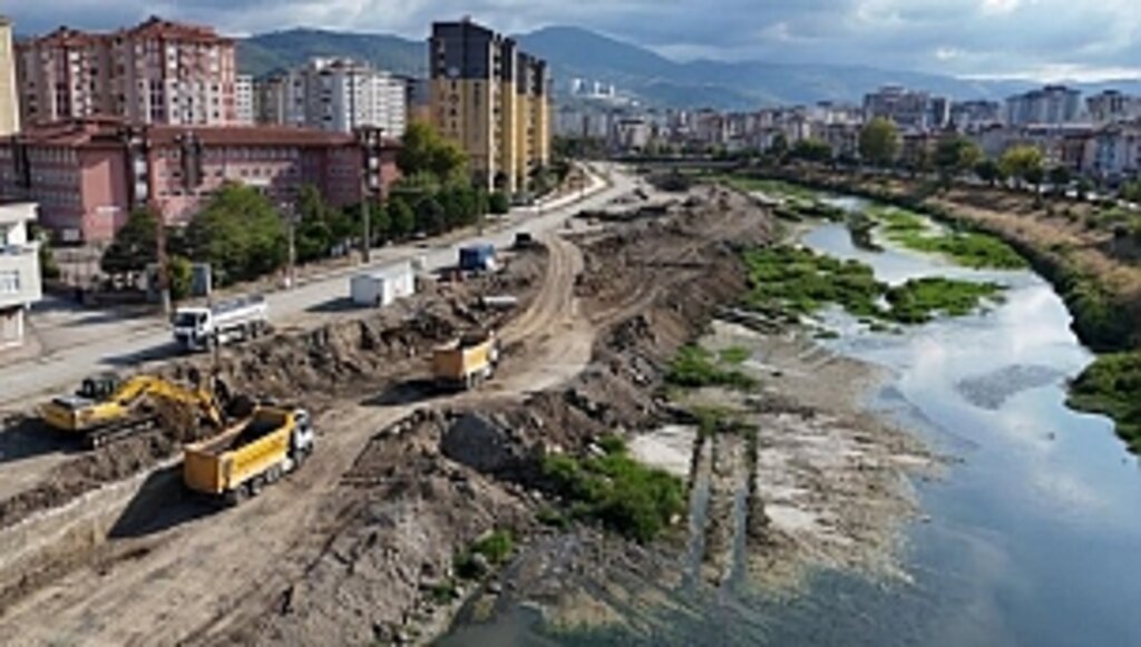 Canik'te Mert Irmağı Islahı Devam Ediyor