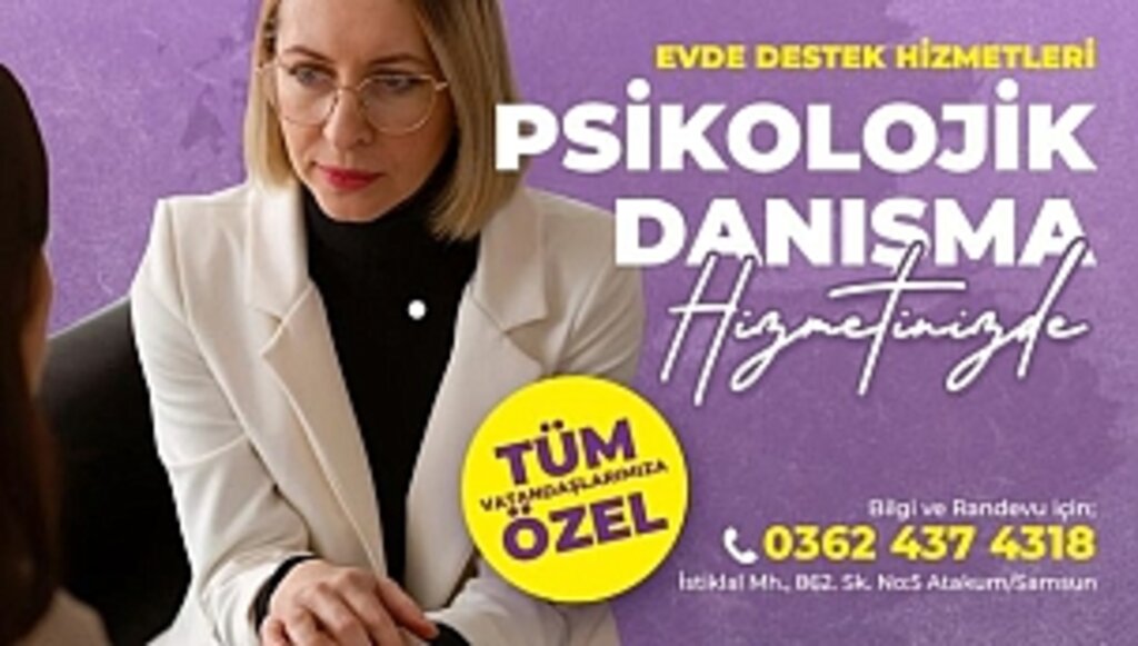 Atakum Belediyesinden Ücretsiz Psikolojik Danışmanlık Desteği