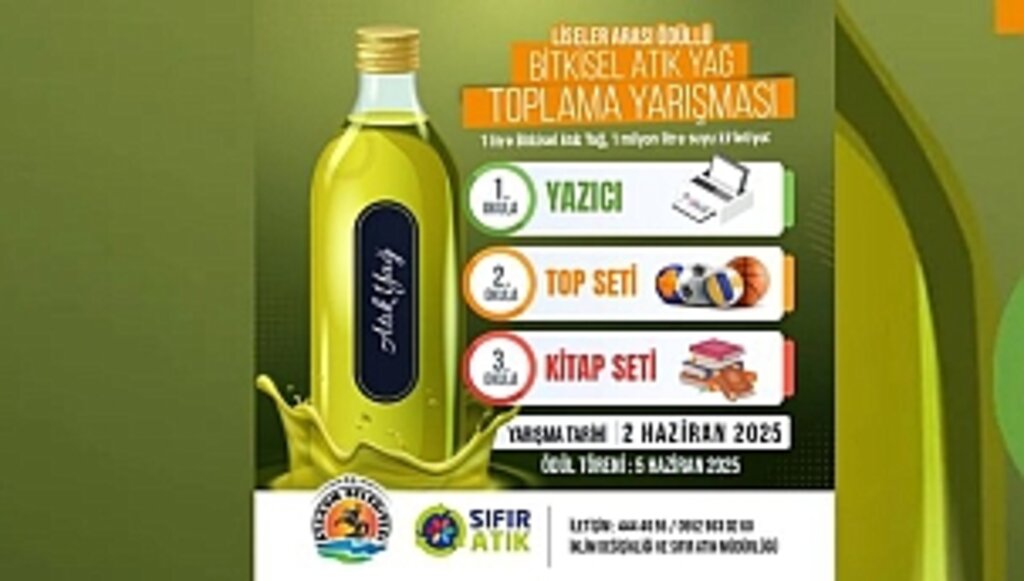 Bitkisel Atık Yağ Toplama Yarışmasının Süresini Uzattı