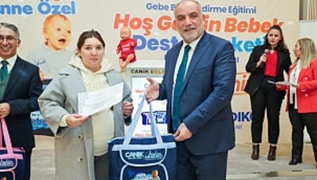 Canik'te Anne Adaylarına Bebek Destek Paketi