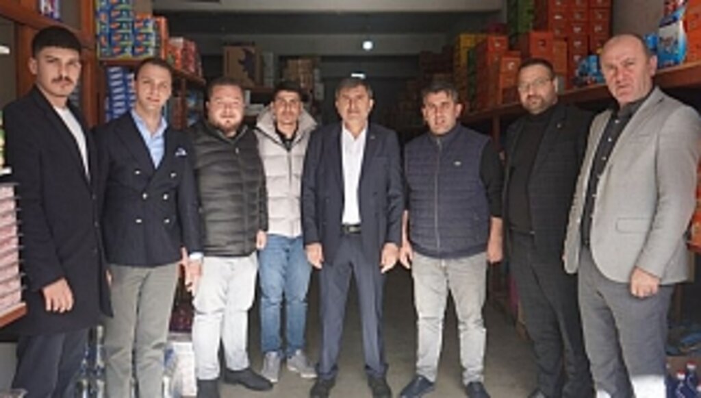 MHP Samsun İl Başkanı Burhan Mucur'dan Gıda Borsası Esnafına Ziyaret