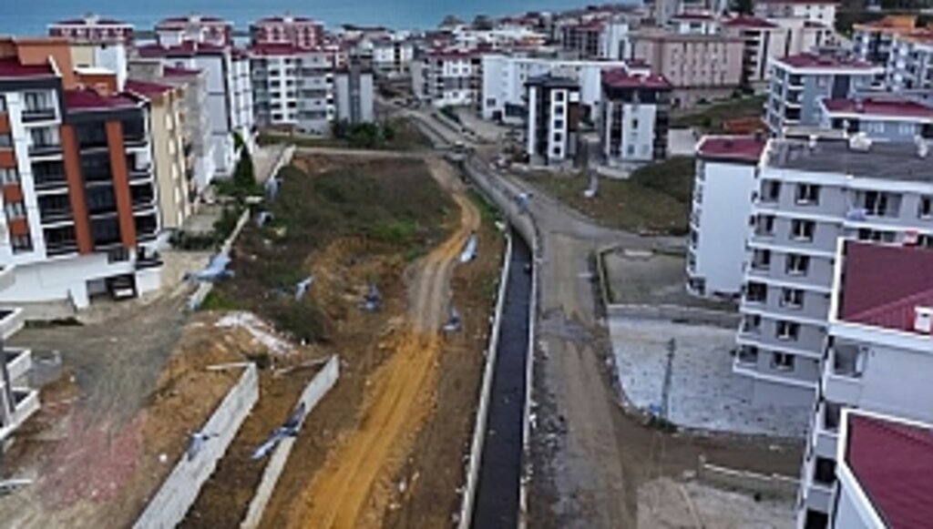 Sazak Deresi'nde Islah Çalışmaları Tamamlandı