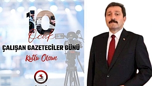 Vali Orhan Tavlı'nın 10 Ocak Çalışan Gazeteciler Günü Mesajı