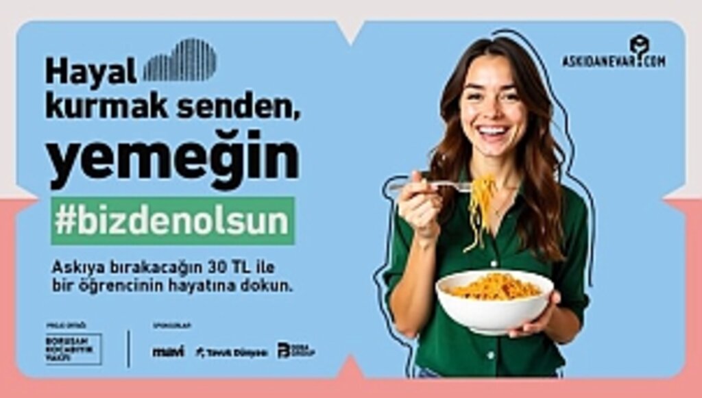 Askıda Ne Var, 1 milyon öğün hedefiyle "#BizdenOlsun" diyor