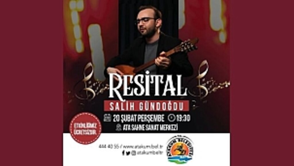 Bağlama Ustasından Ata Sahne'de Resital