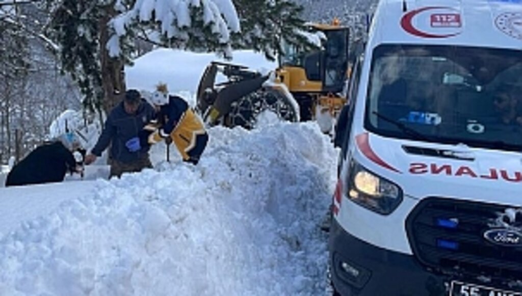 Kar Engelinden 98 Hastayı Büyükşehir Kurtardı