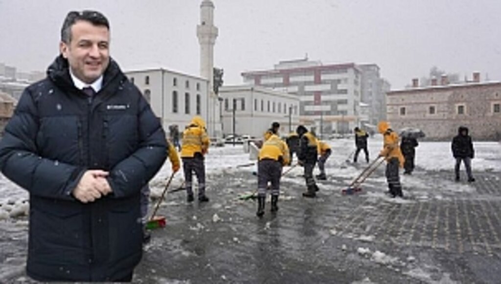 Samsun'da Kar Merkeze Kadar İndi!...