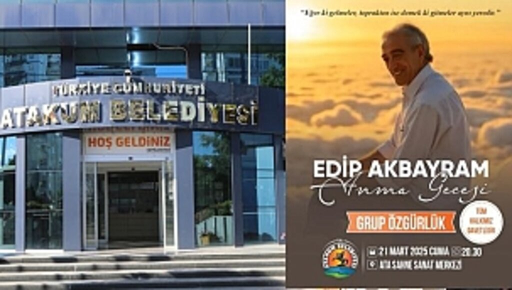 Atakum'da Usta Sanatçı Edip Akbayram Anısına Özel Program 