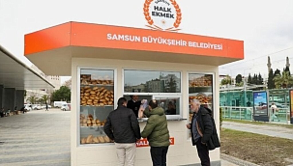 Büyükşehir'in Samsun Halk Ekmek Noktaları Hizmete Girdi