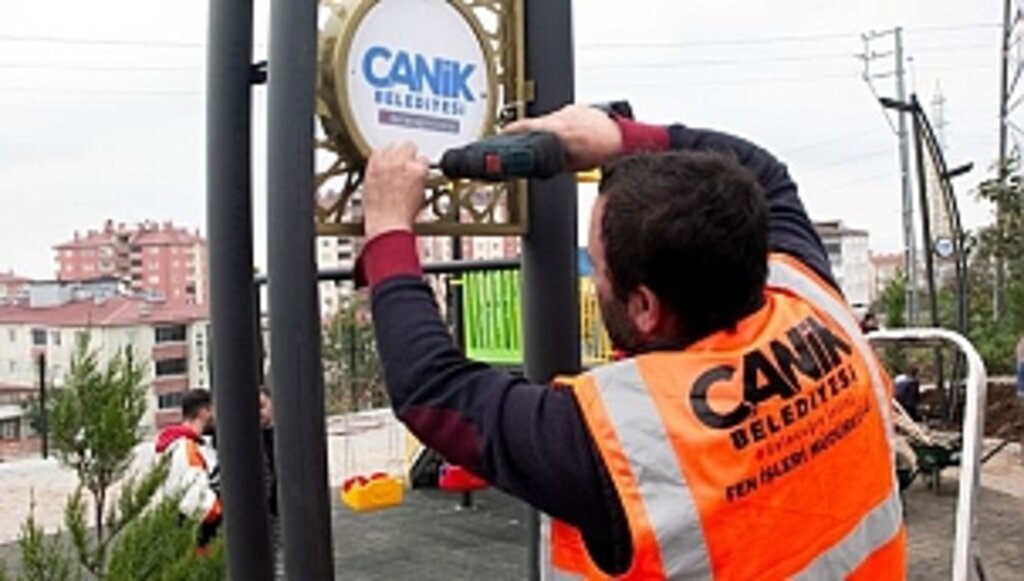Canik'e Yeni Parklar Estetik Sokaklar