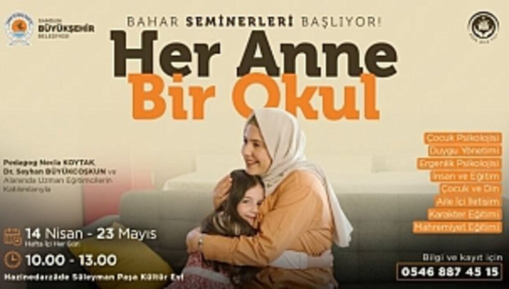 "Her Anne Bir Okul" Bahar Seminerleri Başlıyor