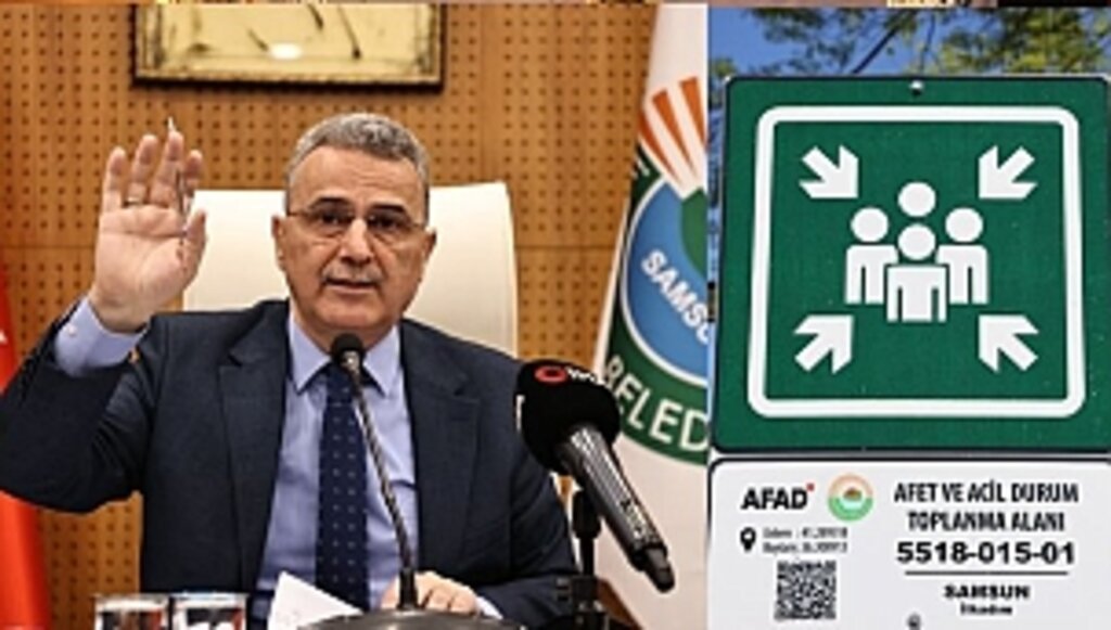 İlkadım'ın Acil Durum Toplanma Alanları Hazır