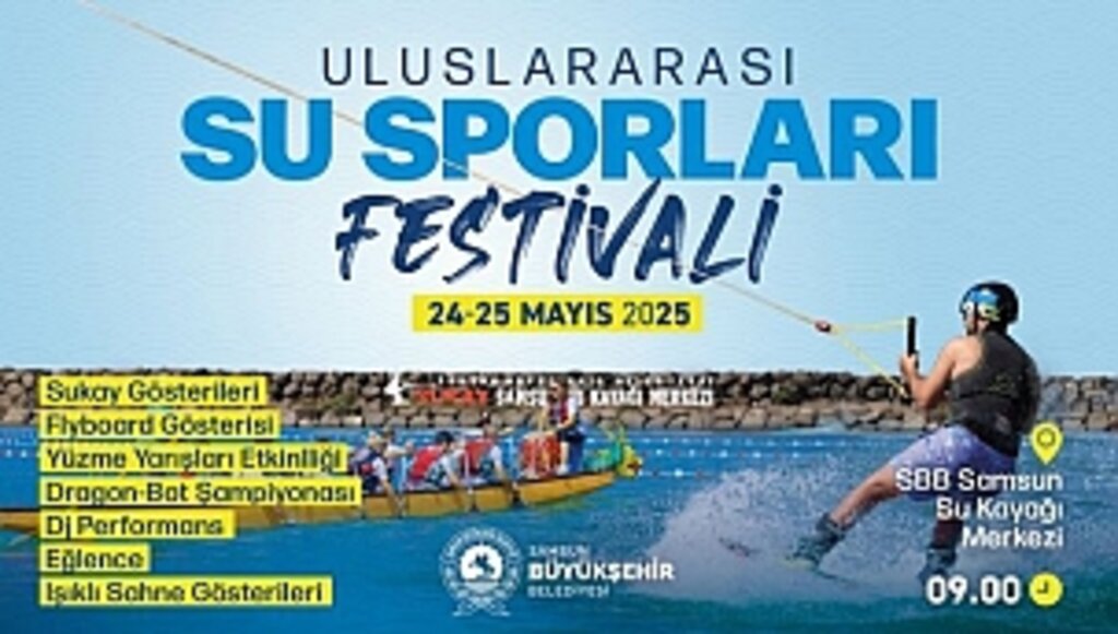 Samsun Uluslararası Su Sporları Festivali Başlıyor