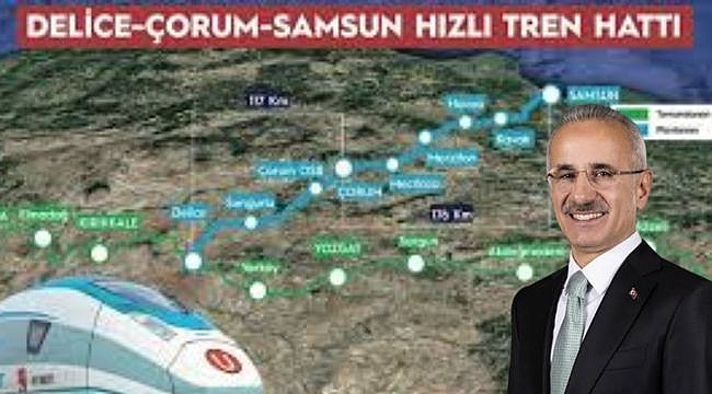 Ankara-Samsun Arası 2,5 Saate Düşecek