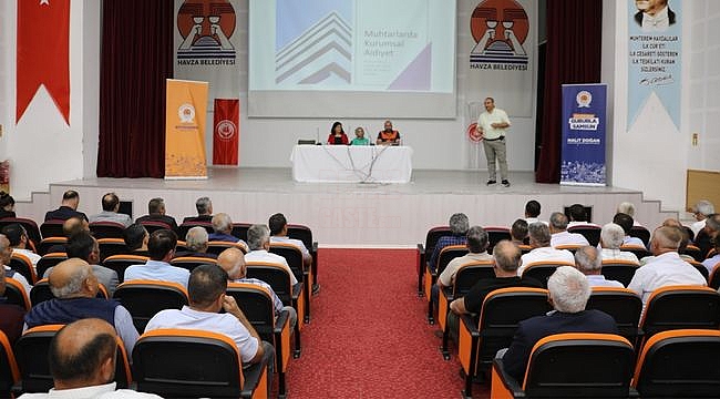 Büyükşehir Belediyesi'nden Muhtarlara Özel Eğitim Programı