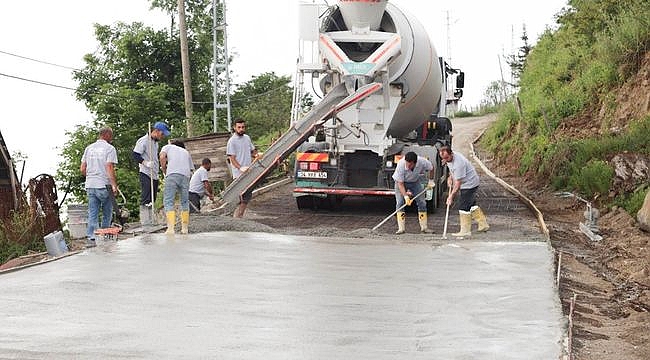 Canik Belediyesi'nden Kırsalda Ulaşım Hamlesi