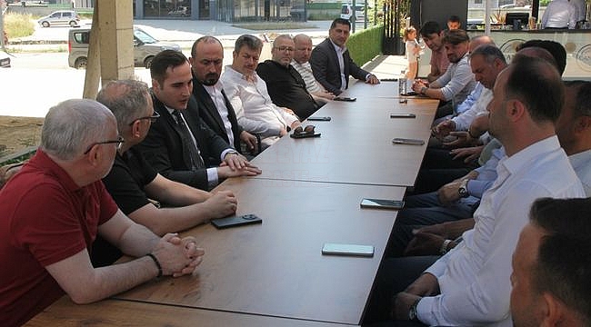 Samsun Salıpazarlılar Derneği Kaymakam Beyazıt'ı Ağırladı