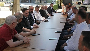 Samsun Salıpazarlılar Derneği Kaymakam Beyazıt'ı Ağırladı