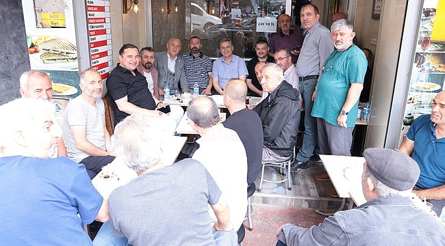 Başkan İhsan Kurnaz Unkapanı Esnafıyla Buluştu