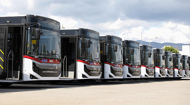 Büyükşehir Belediyesinden 15 Yeni Otobüs