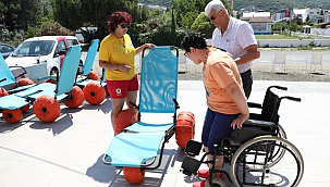 Engelsiz Plaj ve Engelsiz Kafe Hizmete Açıldı