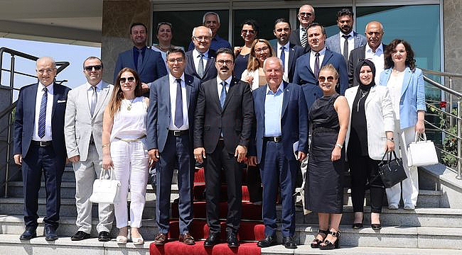 Samsun SMMM Odası'ndan TÜRMOB'a Nezaket Ziyareti