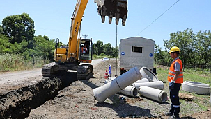 Tekkeköy'de Yeni Atık Su Hattı