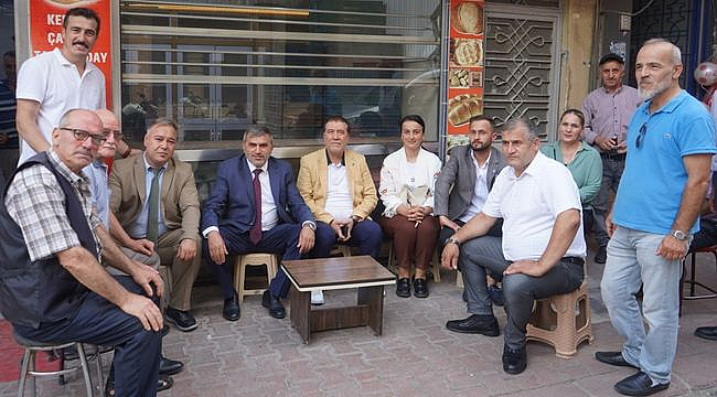 MHP'den Tekkeköy ve Salıpazarı'nda Esnaf ve Muhtar Ziyaretleri