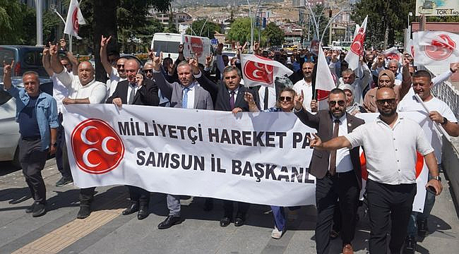 MHP Samsun İl Teşkilatı Tokat'ta "Terörsüz Türkiye" Programına Katıldı