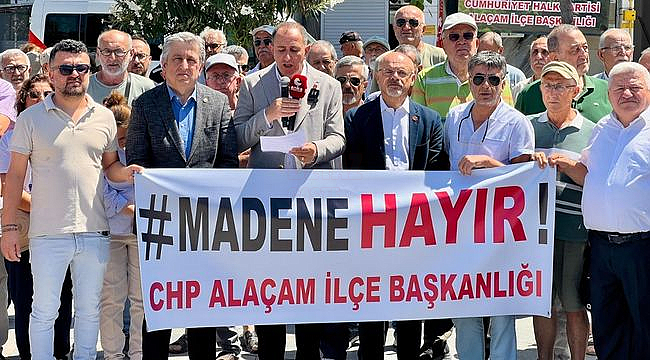 Samsun CHP'den Alaçam'da Doğa Katliamına Tepki