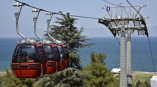 AMİSOS Teleferik Hattı'na Yoğun İlgi