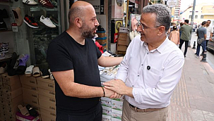 Başkan Kurnaz Esnaf Ziyaretlerini Sürdürüyor...