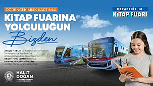 Kitap Fuarına Giden Öğrencilere Ulaşım Ücretsiz 