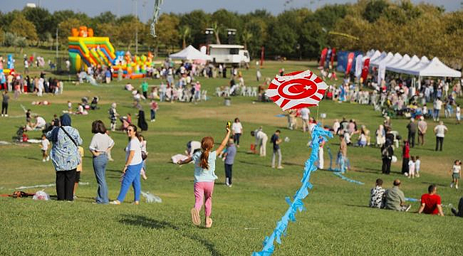 Uçurtma Şenliğine Çocuklardan Büyük İlgi