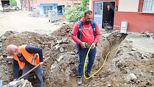 Vatandaşlar Doğal Gaza Kavuşuyor