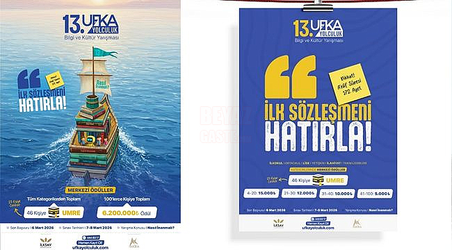 13. Ufka Yolculuk Yarışması Kayıtları Başladı