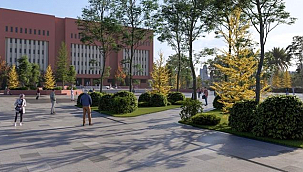 Büyükşehir'den Valilik Meydanı'na Modern Dokunuş